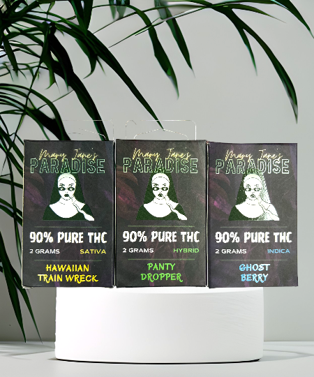Premium 2g Pure THC Cartridges | Mary Jane's Paradise