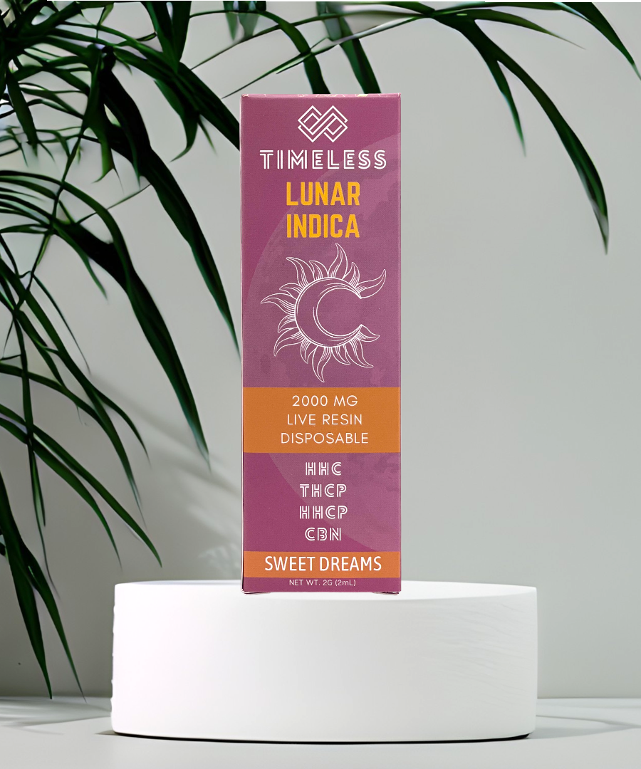 Lunar Indica 2000mg Live Resin THC Disposable | Timeless  Seed to Soul