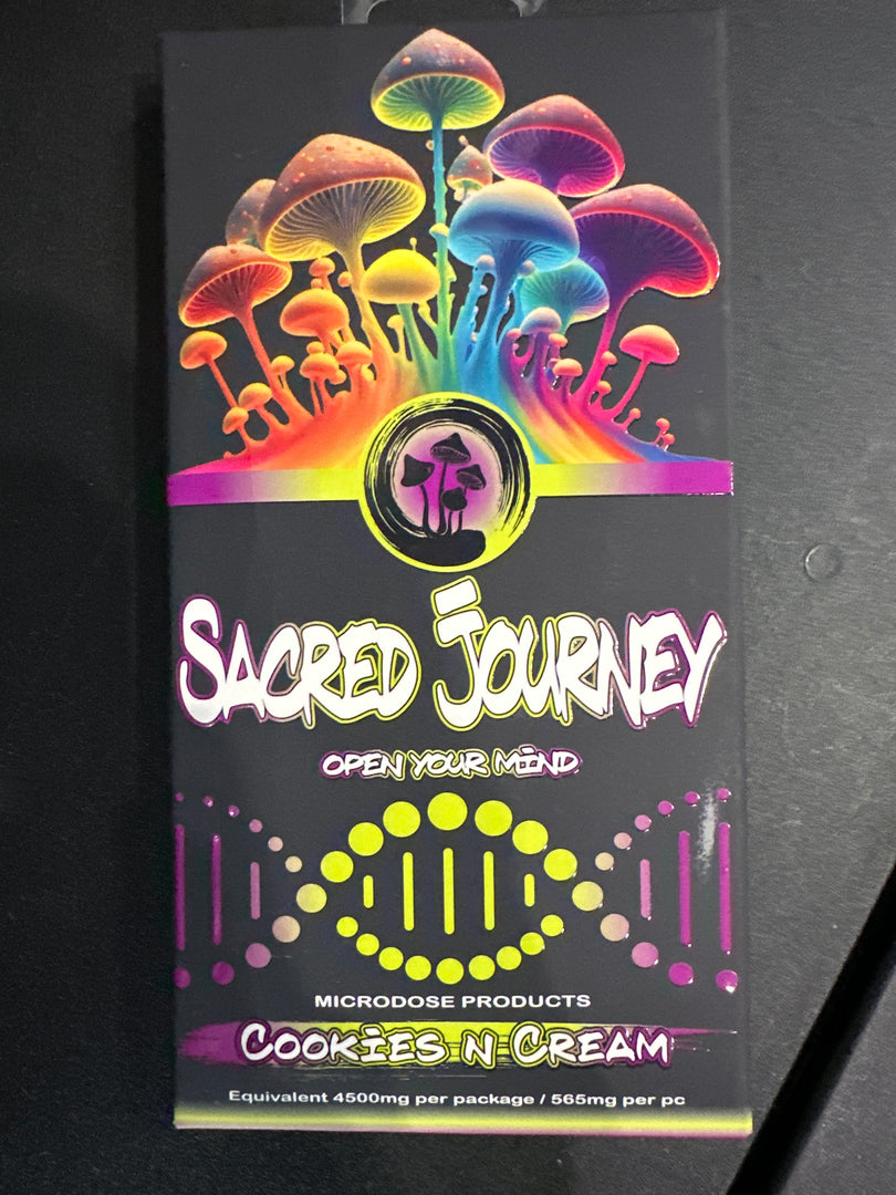 Sacred Journey Premium Microdose Mushroom Chocolate Bar