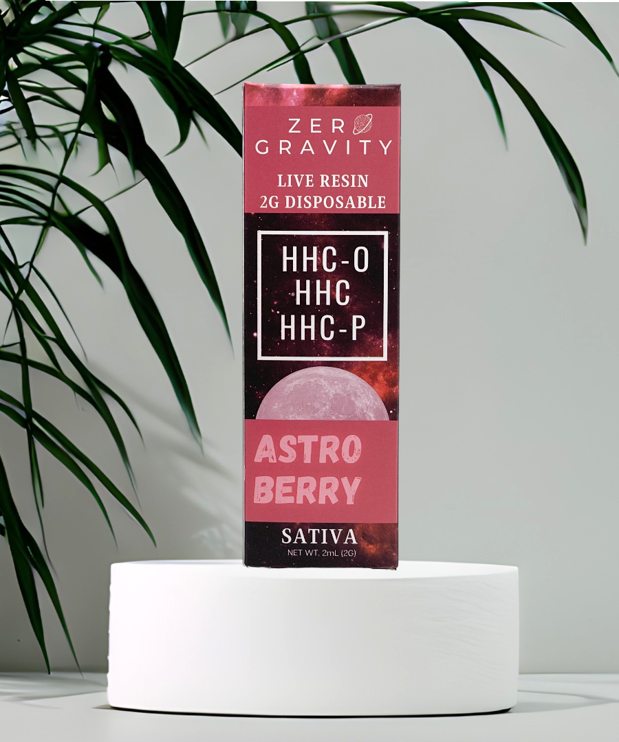 Live Resin HHC + HHCO + HHCP 2g Disposables | Zero Gravity