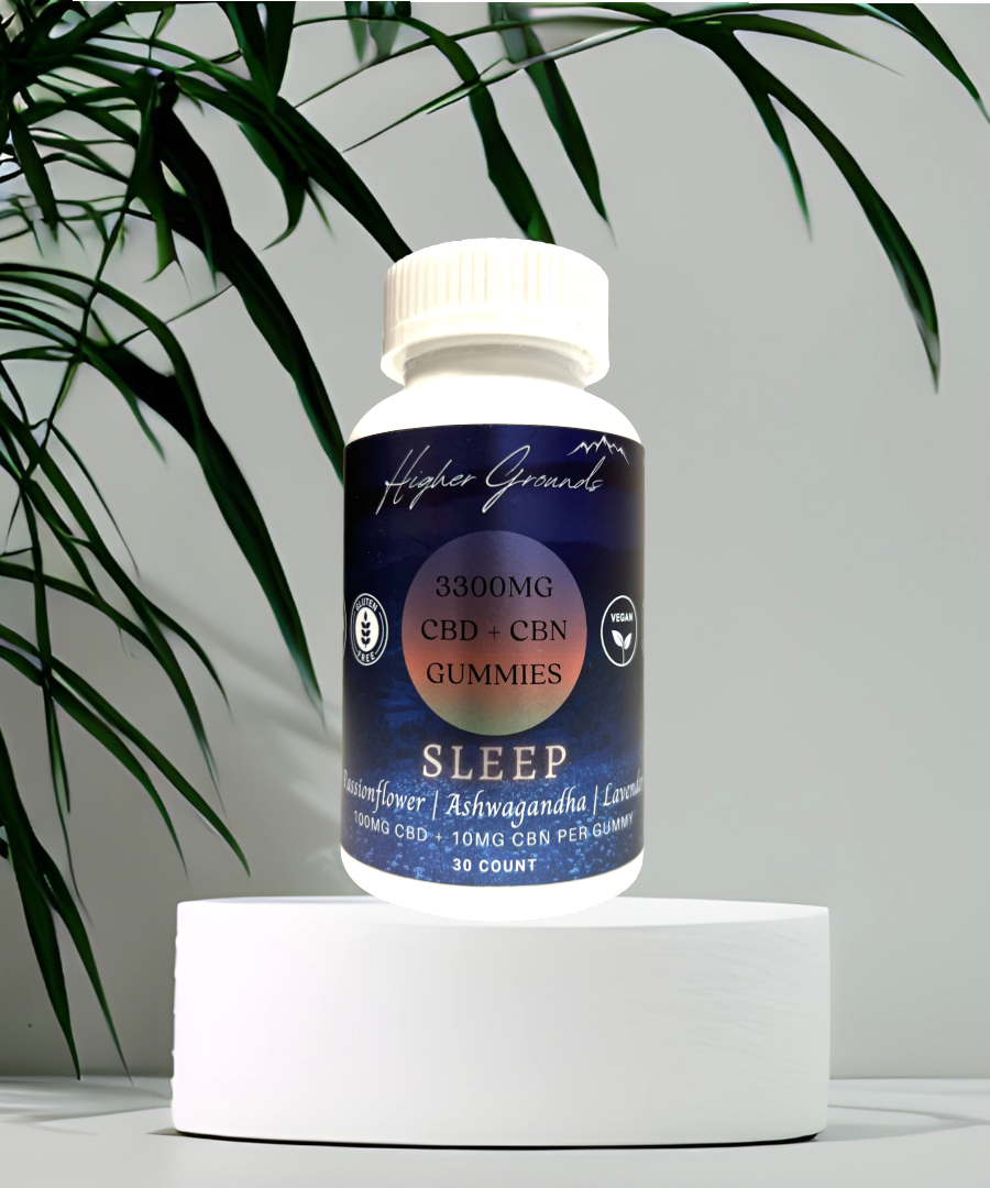 Sleep Full Spectrum CBD Gummies (3300mg) | Higher Grounds