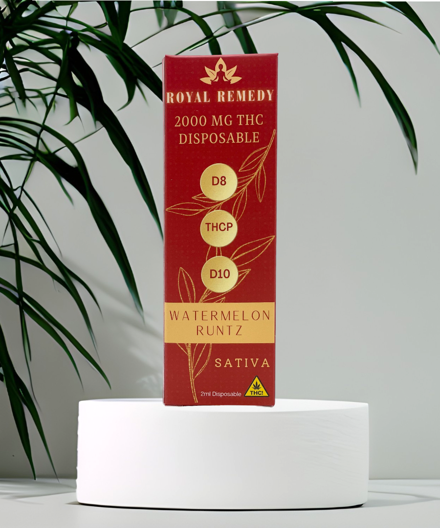 Premium 2g THC Disposables (D8 + D10 + THCP) | Royal Remedy