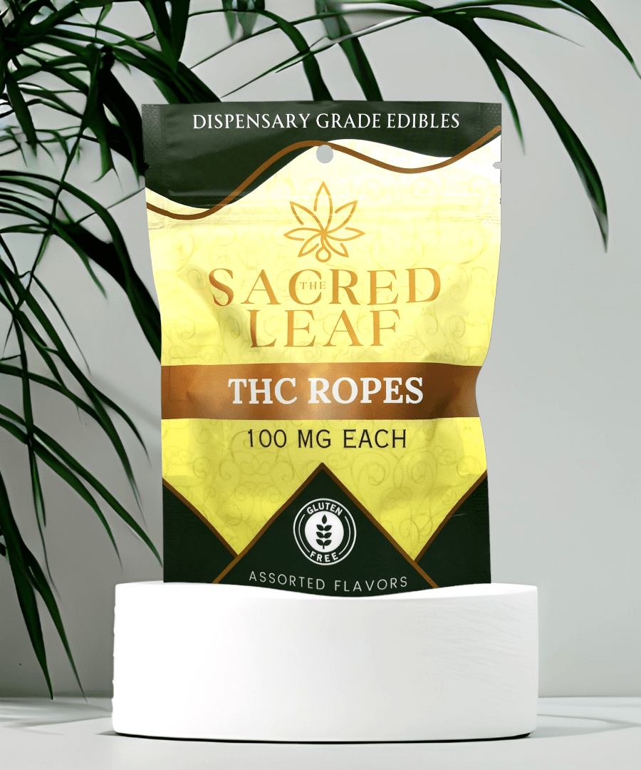100mg THC Ropes | The Sacred Leaf