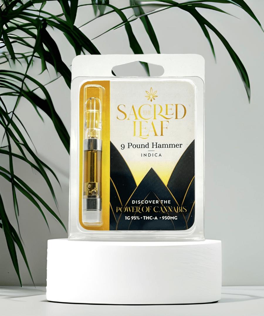 Premium 95% Pure THC-A Cartridges | The Sacred Leaf