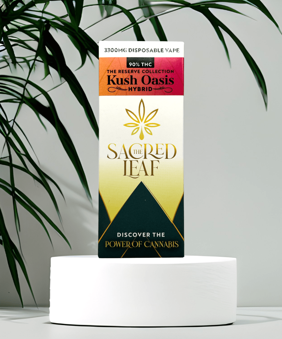 Premium Live Resin Pure THC Disposable (3.3g) | Sacred Leaf